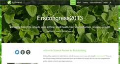 Desktop Screenshot of erscongress2013.org
