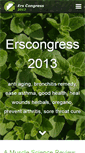 Mobile Screenshot of erscongress2013.org